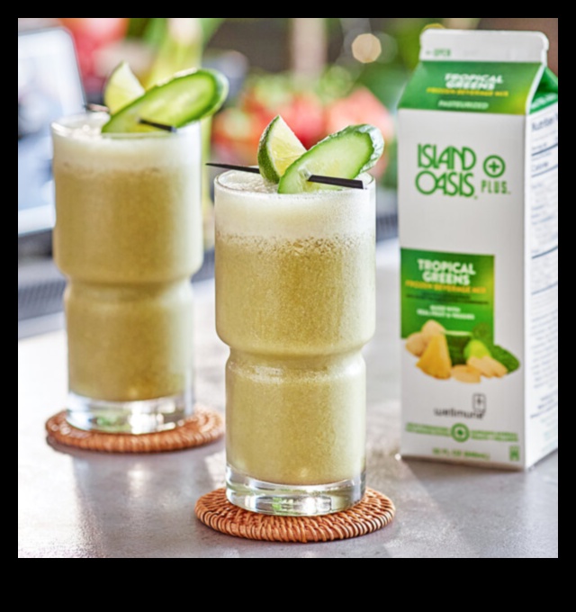 Tropical Green Oasis: Απόδραση σε Εξωτικούς Προορισμούς μέσω Smoothies