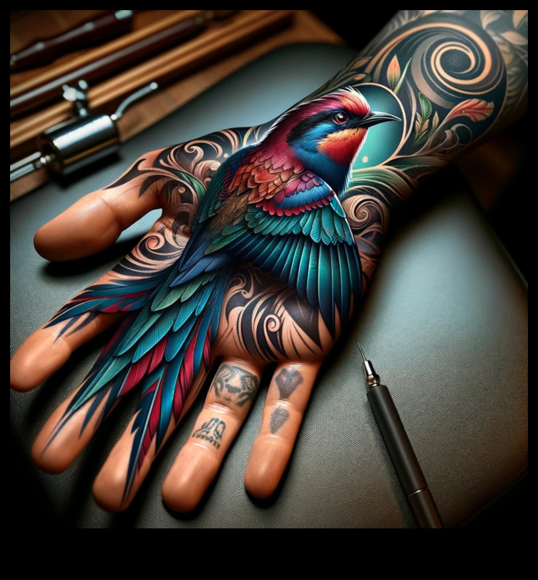 Feathered Fantasia: Εξερευνήστε τον κόσμο των πτηνών στα τατουάζ