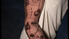 Γλυπτός καμβάς: Ανακαλύψτε την ομορφιά των αφηγήσεων για τατουάζ του μεγάλου επικού βραχίονα